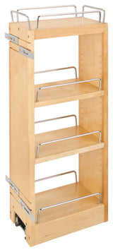 Wood Wall Cabinet Pull Out Organizer for 30" H Cabinets With BB Soft Close, 6.5"