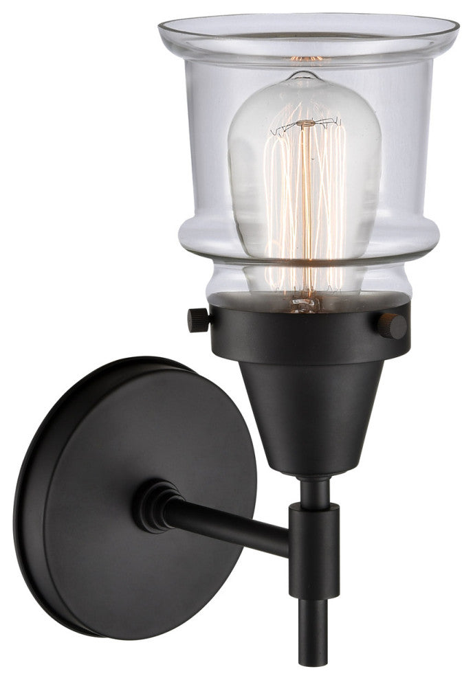 INNOVATIONS LIGHTING 447-1W-BK-G182S-LED Caden 1 Light 9 inch Sconce