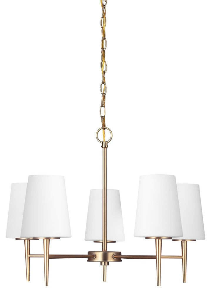 Generation Lighting Lighting 5-Light Chandelier, Satin Bronze