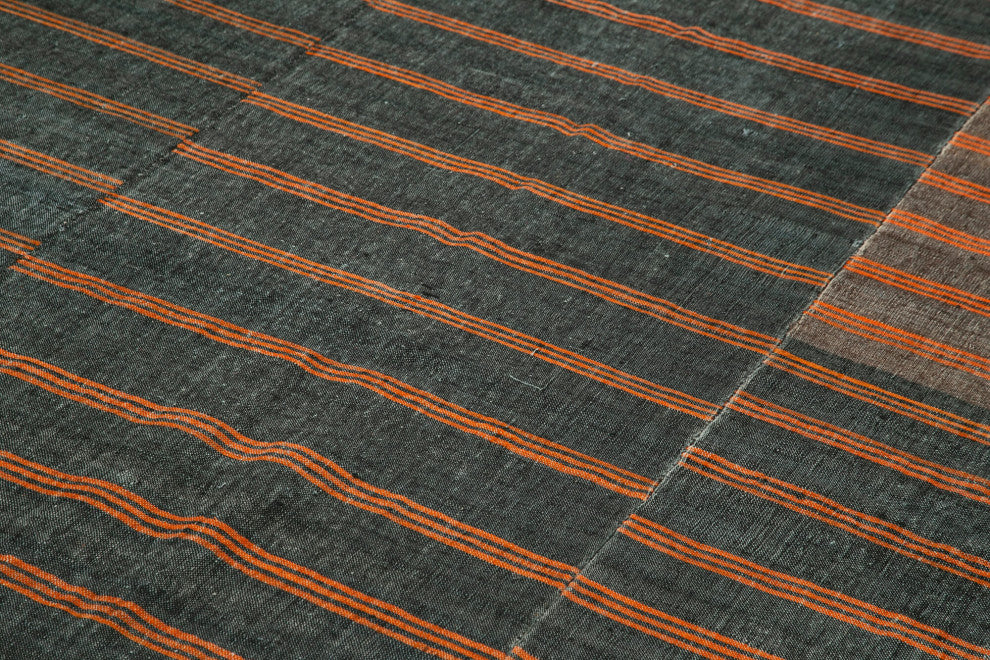 Rug N Carpet - Hand-knotted Turkish 6' 8'' x 10' 2'' Rustic Wool Kilim Rug