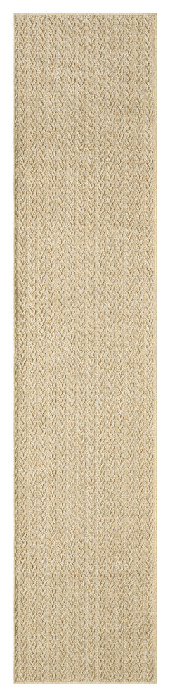 Nourison Tulum 2'2" x 8' Taupe Outdoor Rug
