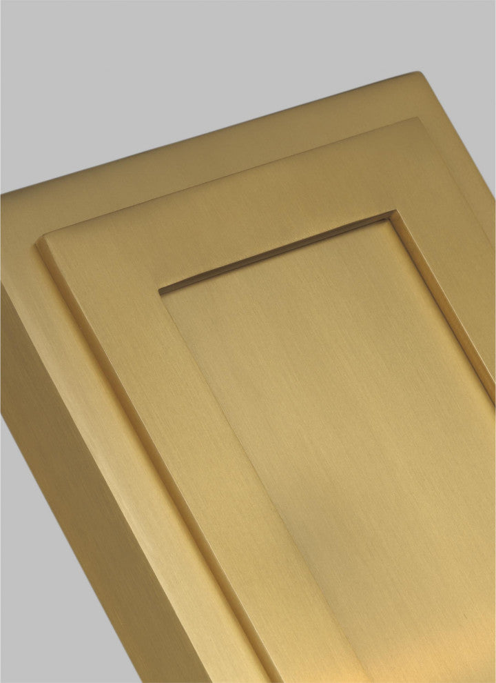 Marston Single Wall Sconce, Burnished Brass