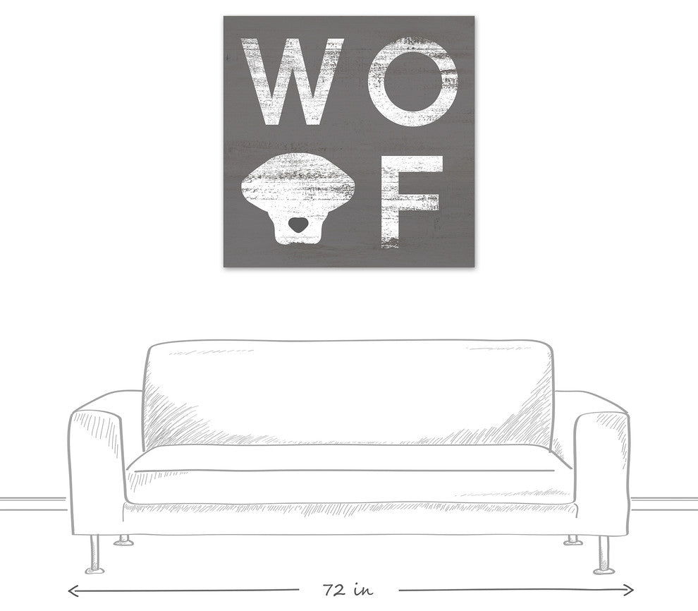 Designs Direct Creative Group Woof  36x36 Canvas Wall Art