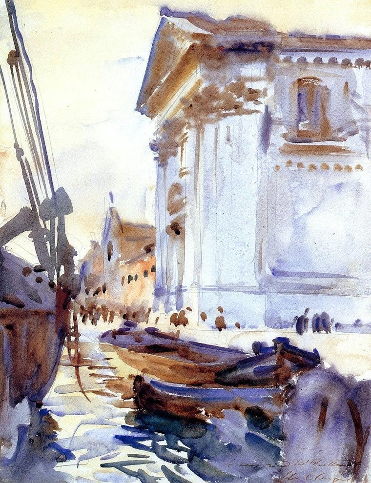 John Singer Sargent I Gesuati, 21"x28" Gallery Wrapped Canvas Print