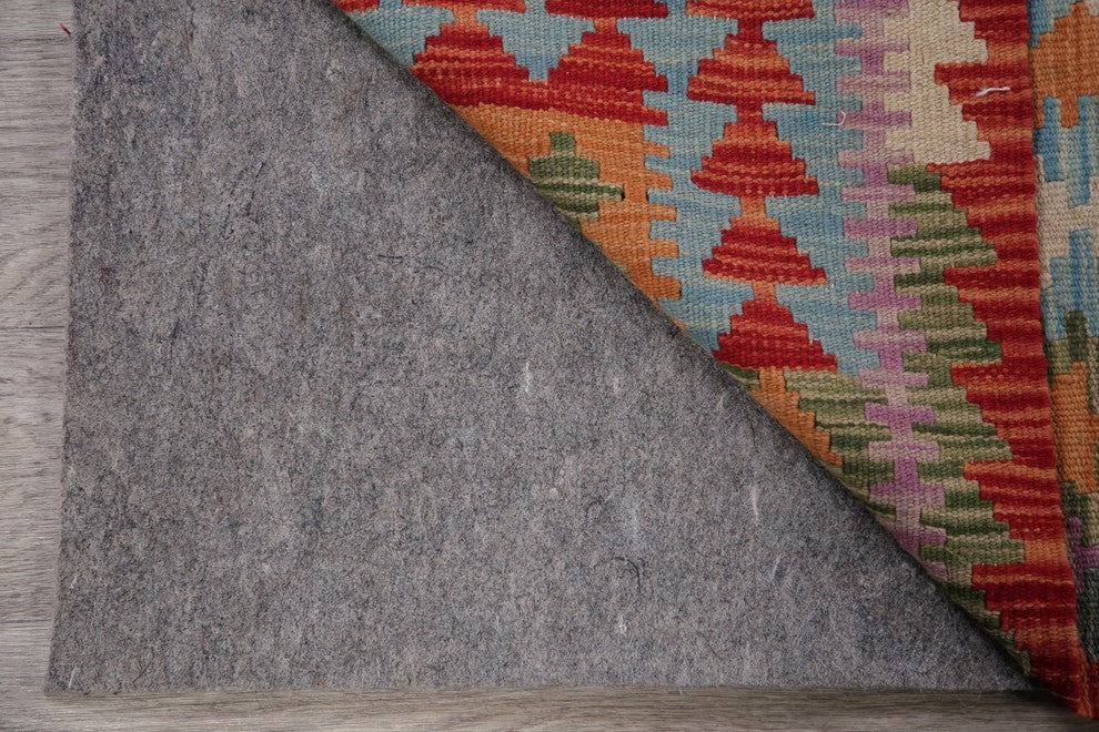 Kilim Traditional Flat-Woven Pure Wool Turkish Oriental Area Rug, 7'10"X5'8"