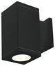 Cube Architectural 5" LED Wall-Light Away From Wall 40 Deg Beam 3500K, Black