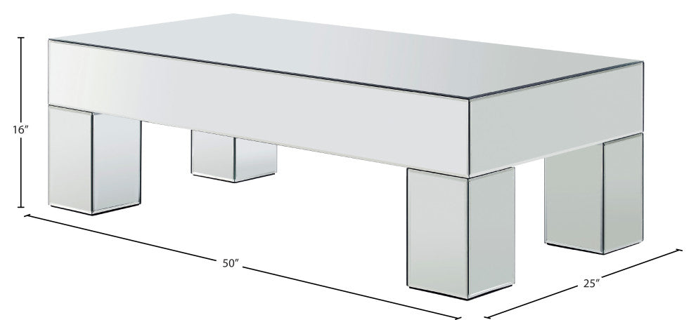 Lainy Mirrored Coffee Table