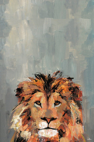 "Hola Leon" Painting Print on Wrapped Canvas, 8"x12"