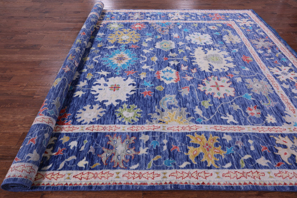 10' 1" X 13' 10" Turkish Oushak Handmade Rug - Q15609