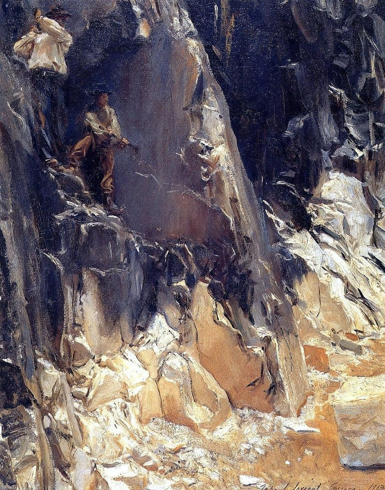 John Singer Sargent Marble Quarries at Carrara Wall Decal