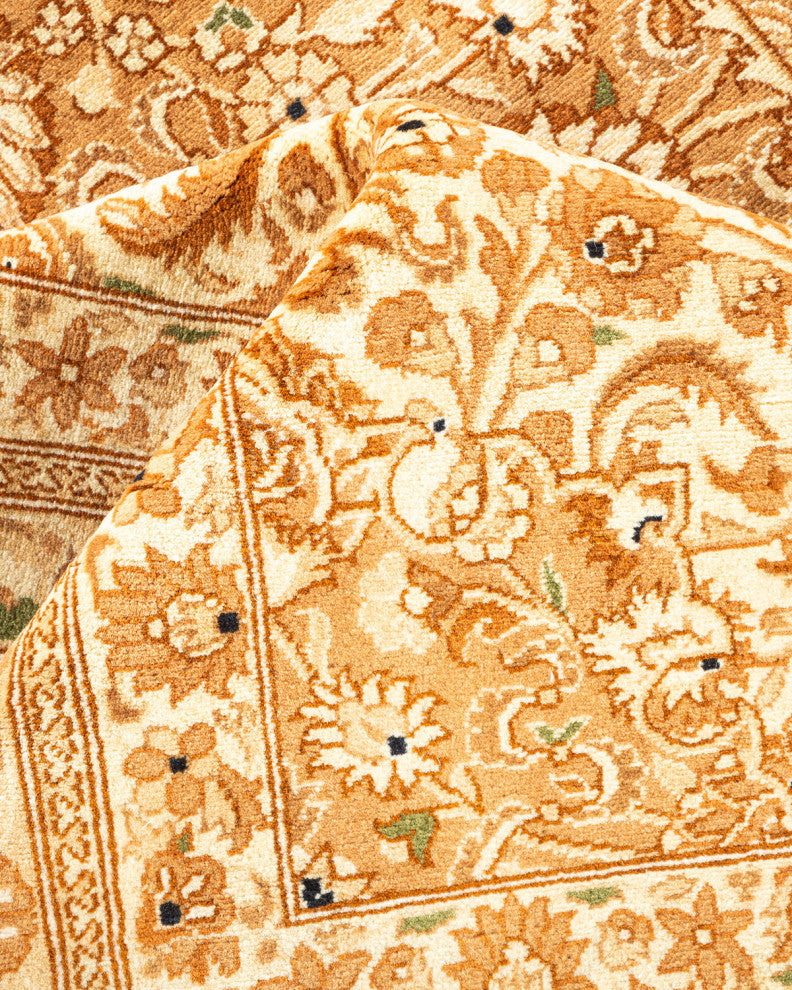 Mogul, One-of-a-Kind Hand-Knotted Area Rug Yellow, 8'2"x10'5"
