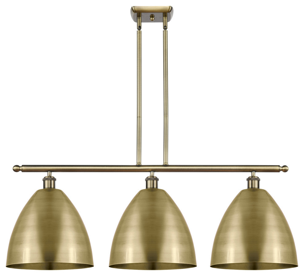 Ballston Dome Island Light, Antique Brass, Antique Brass