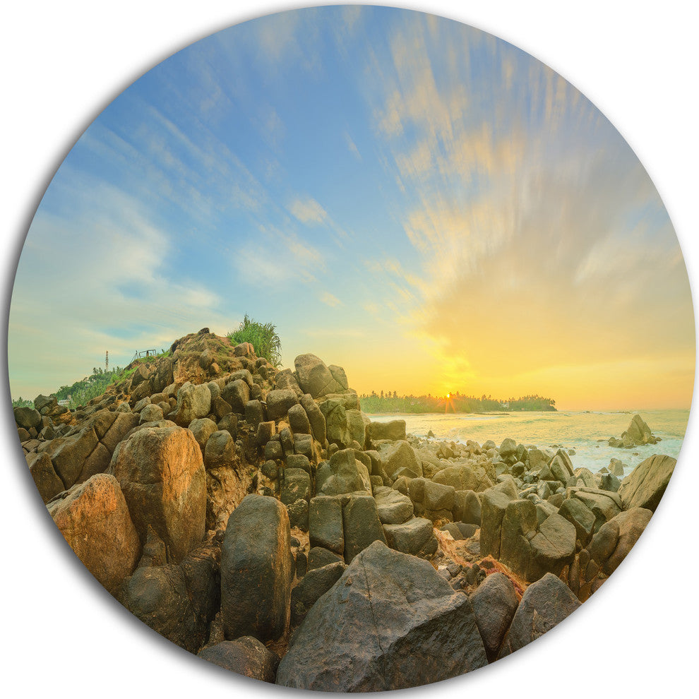 Untouched Romantic Beach Of Sri Lanka, Landscape Disc Artwork, 11"