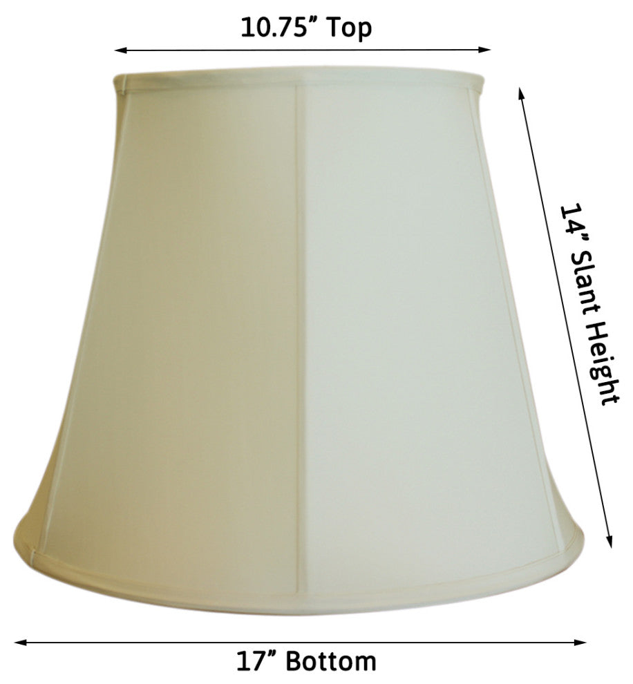 Empire Eggshell Shantung Premium Lampshade 10.75"x17"x14"