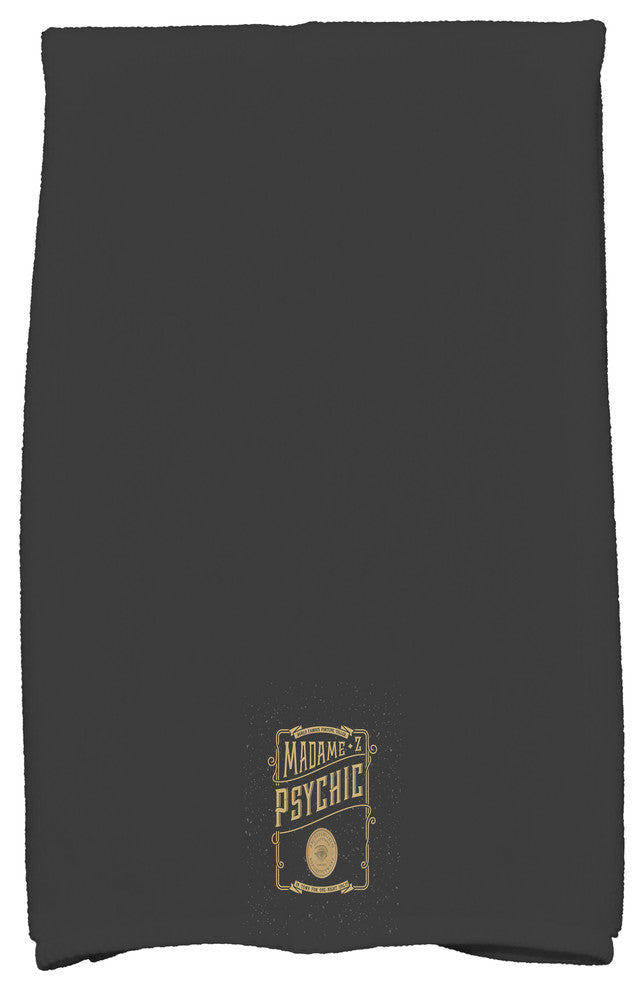 The Psychic Eye 18"x30" Gold/Yellow Halloween Print Kitchen Towel