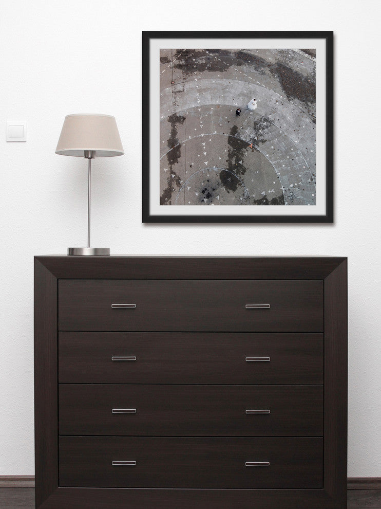 "Just Married" Framed Painting Print by Karolis Janulis