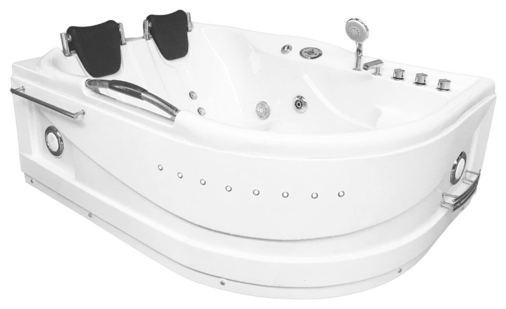 Whirlpool Bathtub 67"x47" Hot Tub Double Pump Heater, Cayman