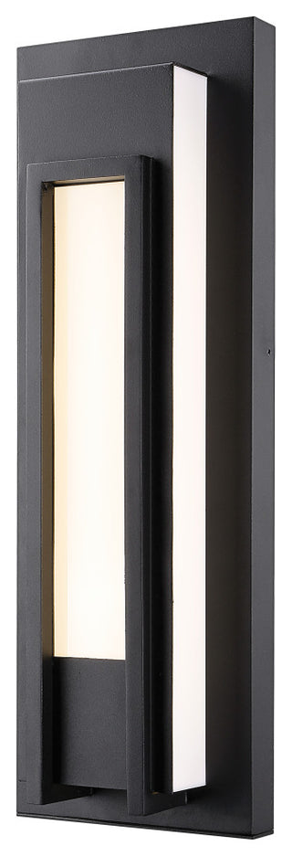 Zlite 520M-BK-LED 1-Light Outdoor Wall Sconce, White