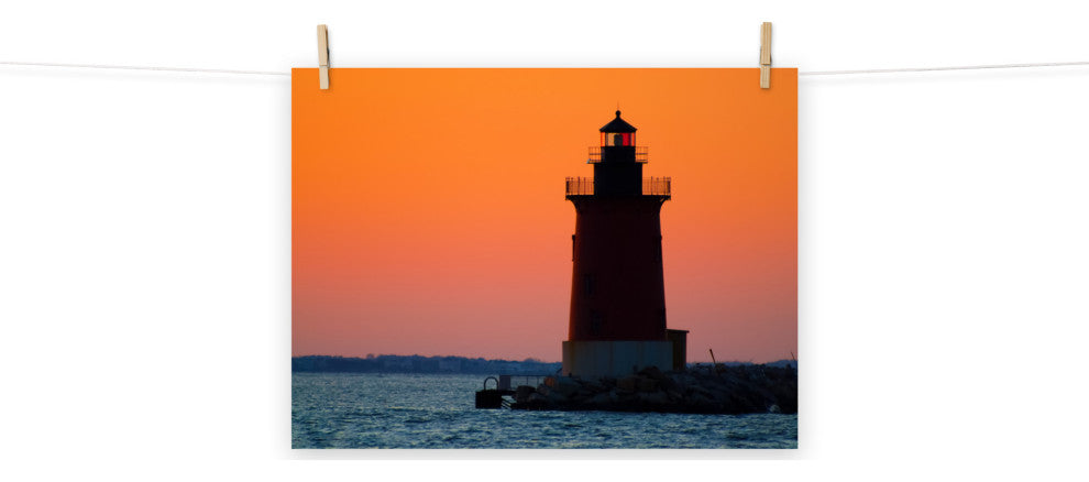 Sunset at Henlopen State Park 3 Landscape Photo Unframed Wall Art Print, 18" X 24"