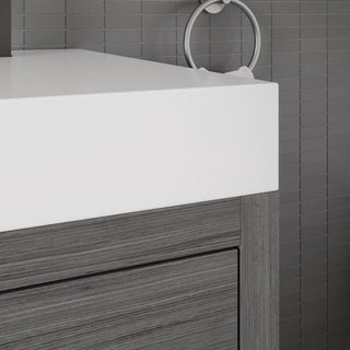 Boutique Bath Vanity, Vulcan Ash Gray, 48", Single Sink, Freestanding