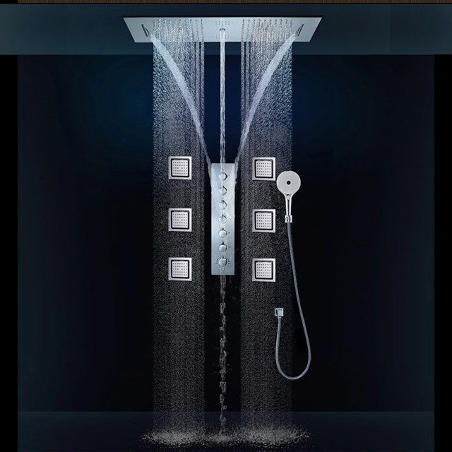 Touch Panel Controlled LED Musical Shower System, Style E - Touch Panel Light