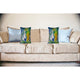 D&B's Blue Heron Large Indoor/Outdoor Pillow 16x20
