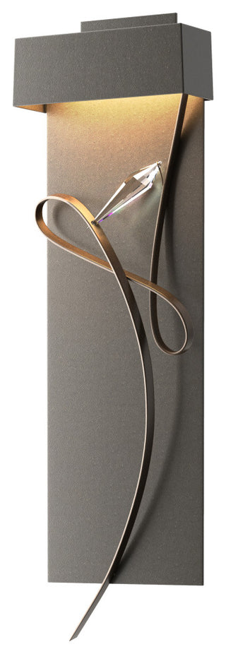 Rhapsody LED Sconce, Dark Smoke With Bronze Accent