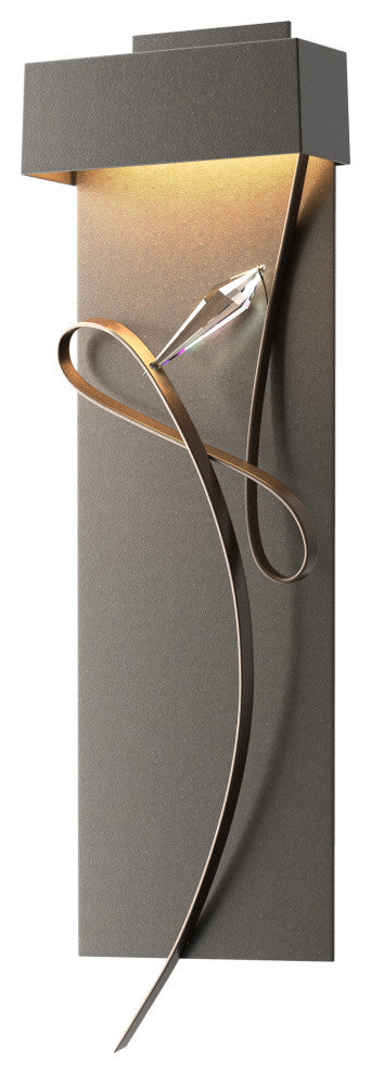 Rhapsody LED Sconce, Dark Smoke With Bronze Accent