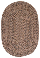 Colonial Mills Hayward HY89 Mocha Traditional Area Rug, Oval 2'x10'