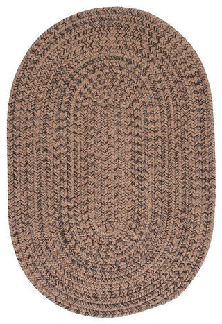 Colonial Mills Hayward HY89 Mocha Traditional Area Rug, Oval 2'x10'