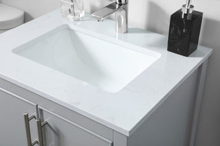 24" SIngle Bathroom Vanity, Grey