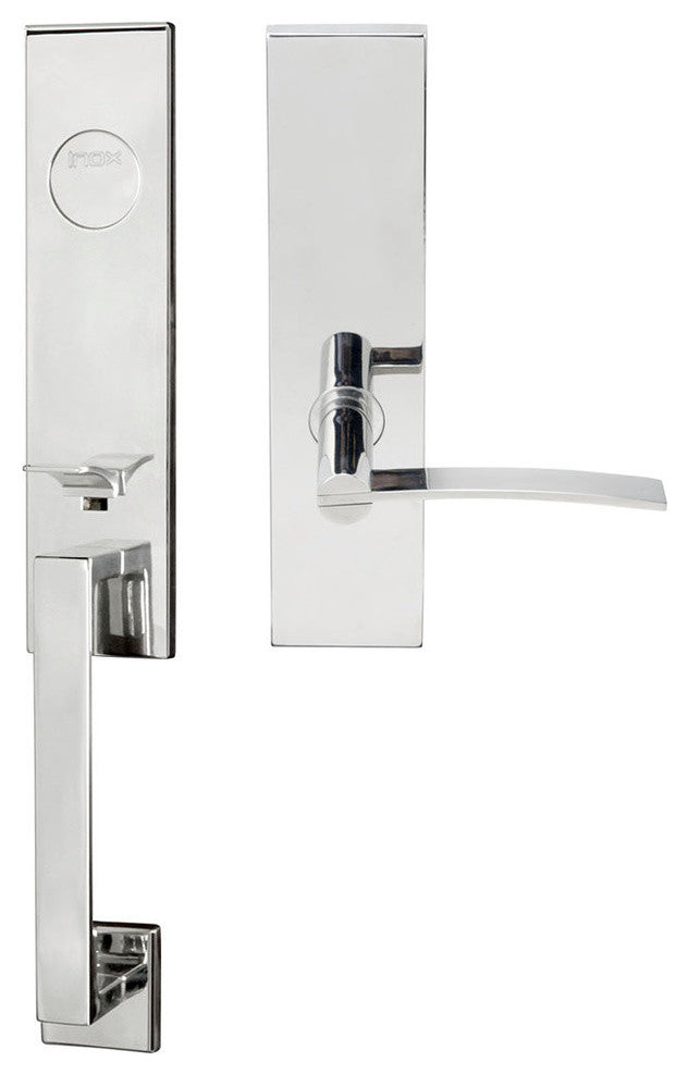 Horizon Lever, Mortise Dummy Handleset, Left Hand, Polished Stainless Steel