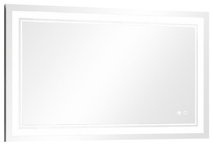 LED Bathroom Mirror, Anti-Fog Memory Dimmable IP54 Waterproof, 40"x24"