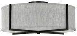 Hinkley Lighting 41709 Axis 26"W Galerie Semi-Flush Ceiling - Black