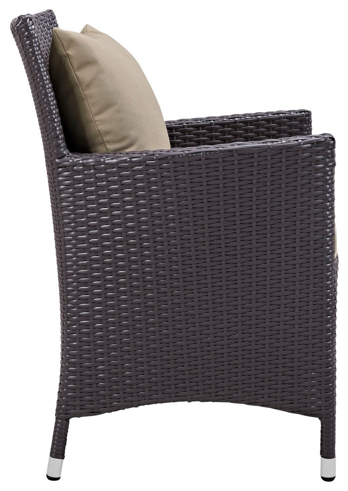 Espresso Mocha Convene 9-Piece Outdoor Patio Dining Set
