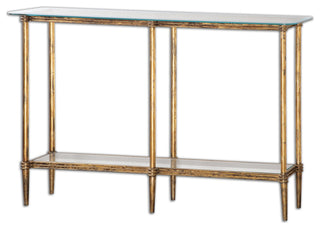 Uttermost Elenio Glass Console Table