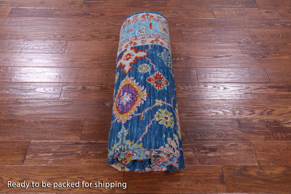 6' 0" X 9' 1" Turkish Oushak Handmade Rug - Q15369