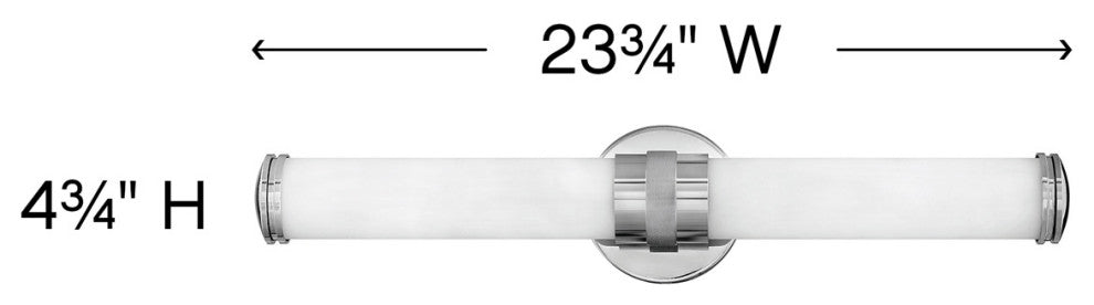 Hinkley Remi Large Led Vanity, Chrome