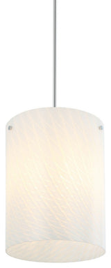 Swirled 3-Light Pendant, Chrome