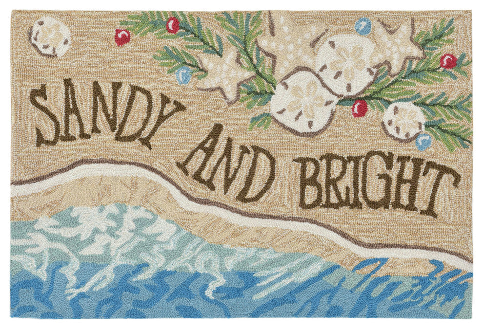 Frontporch Sandy & Bright Indoor/Outdoor Rug Sand 2'6x4'