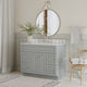Ariel Hamlet 43" Rectangle Sink Bath Vanity, 0.75" Carrara Marble