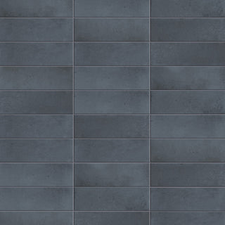 Coco Matte 2" x 5-7/8" Porcelain Floor and Wall Tile, Blu Nite