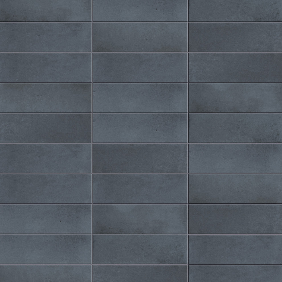 Coco Matte 2" x 5-7/8" Porcelain Floor and Wall Tile, Blu Nite