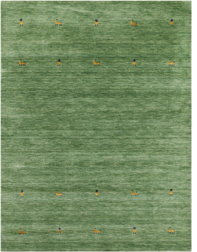 5' 0" X 7' 0" Handmade Persian Gabbeh Rug - Q15079