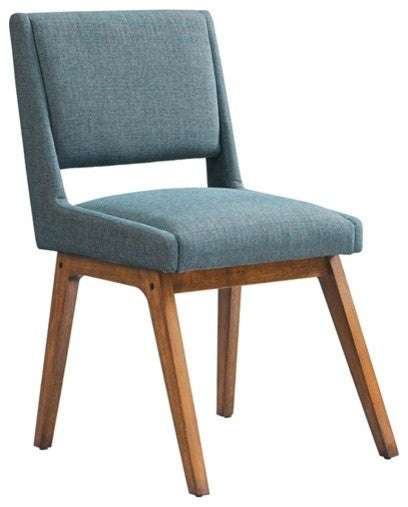 INK+IVY Modern Kitchen Dining Room Chair Set of 2, Blue