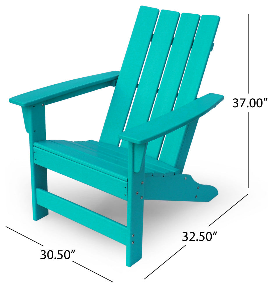 Panagiota Outdoor Resin Adirondack Chair
