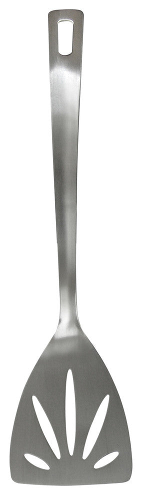 nu steel The Crown Collection, 1.8mm Thickness 13" Length Slotted Turner,Brushed