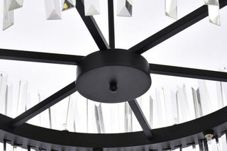 Modern Black 16-Light Chandelier