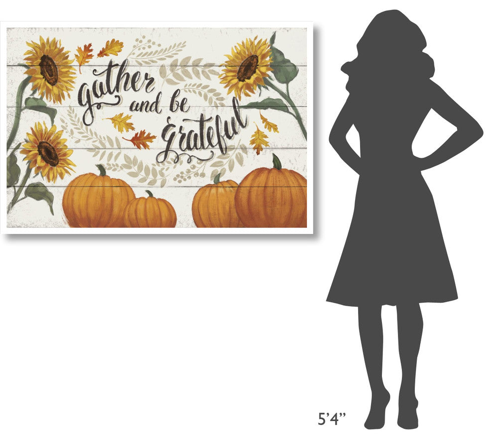 "Harvest Delight V on White" Digital Paper Print by Janelle Penner, 50"x34"