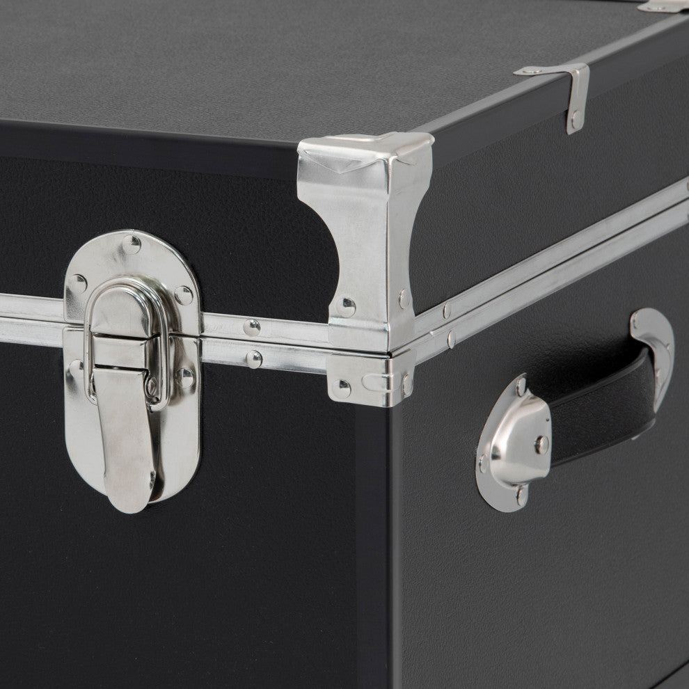 Seward Explorer 30" Trunk with Wheels & Lock, Black